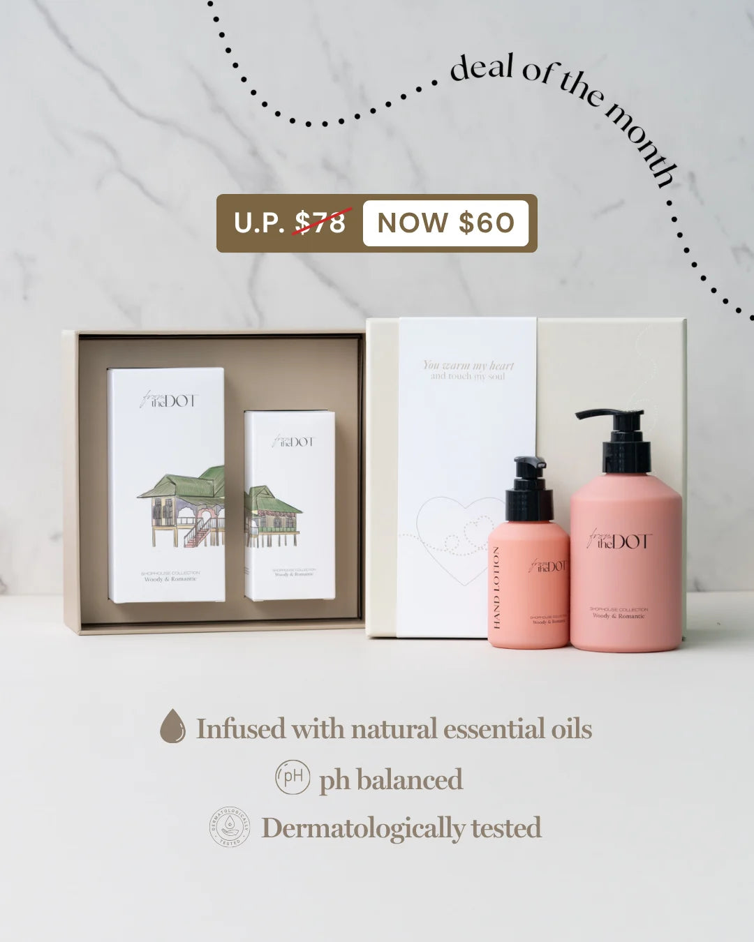 Woody & Romantic Duo Gift Set With LOVE Sleeve