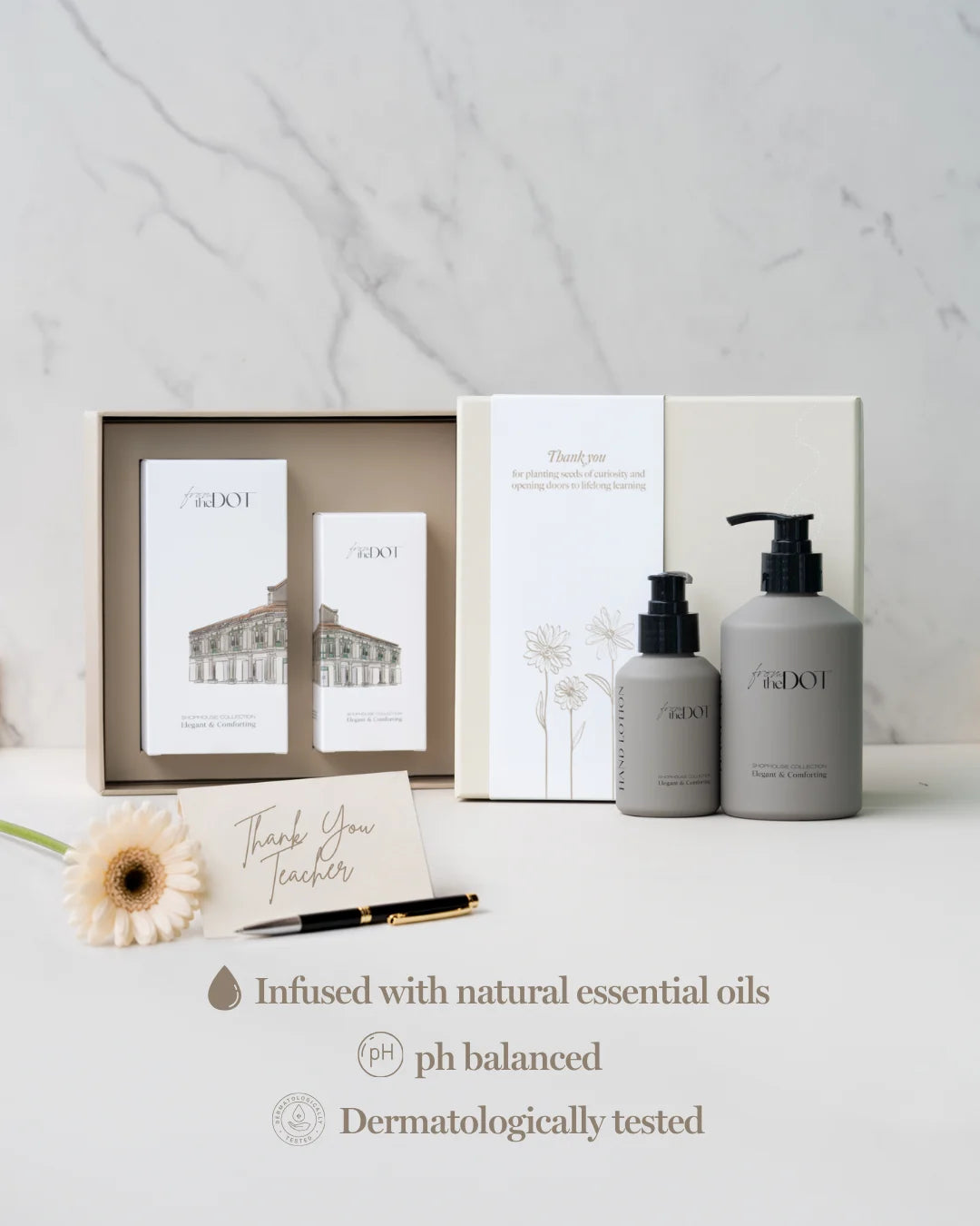 Elegant & Comforting Duo Gift Set With THANK YOU Sleeve