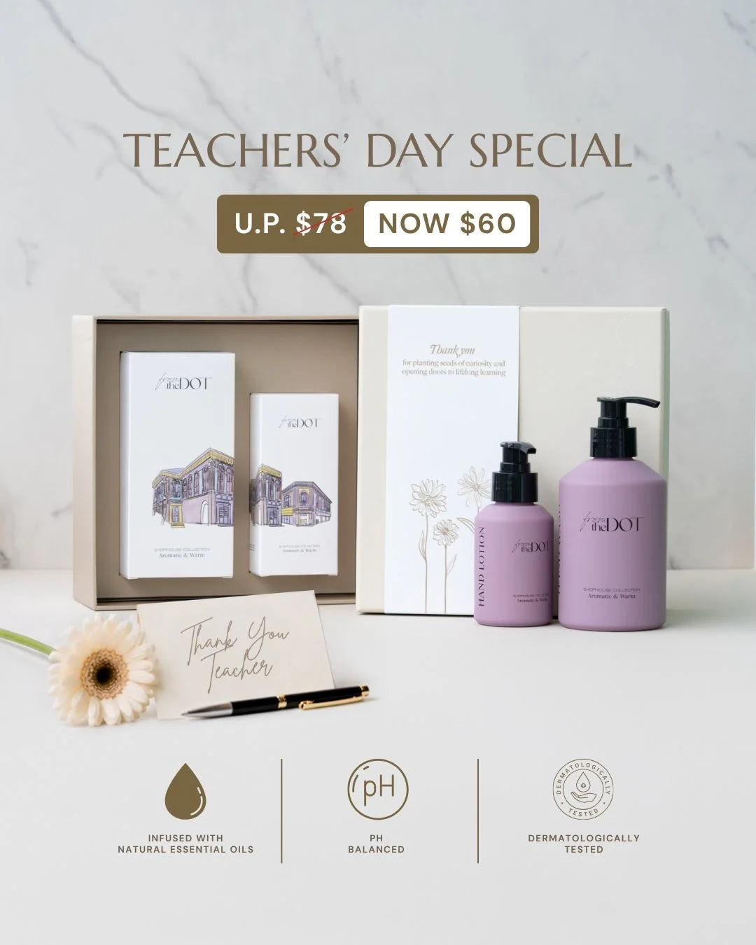 Aromatic & Warm Duo Gift Set With THANK YOU Sleeve