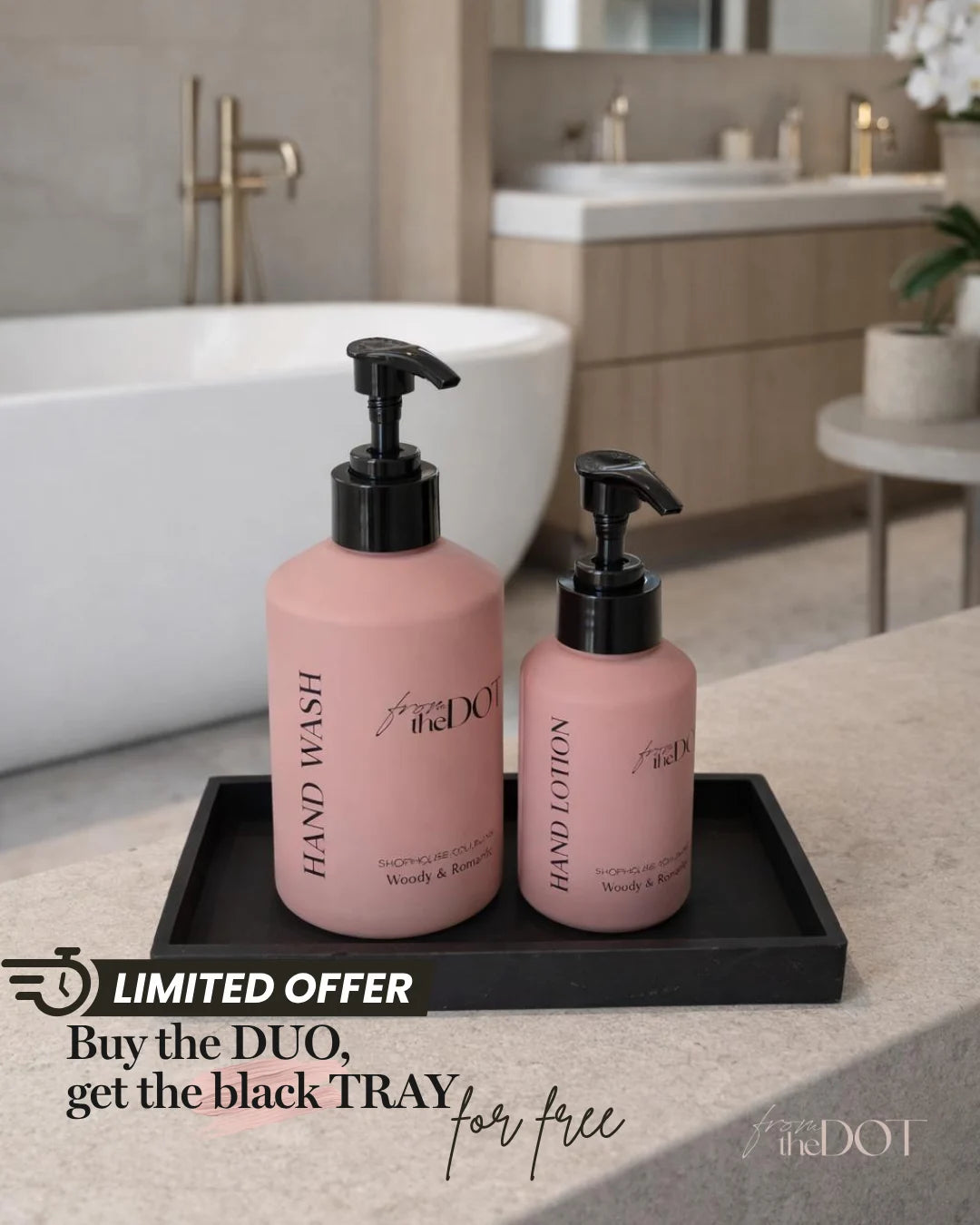 Woody & Romantic Set FREE TRAY